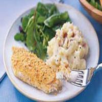 Crispy Herb Fish with Parmesan Potatoes image