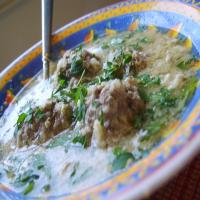 Cypriot Meatball Soup (Yourvarlakia Avgolemono) (Gluten Free) image