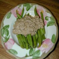 Green Beans With Walnut Miso Sauce image