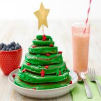 Christmas Tree Pancake Stacks_image