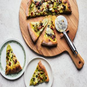 Gourmet Pesto Pizza image