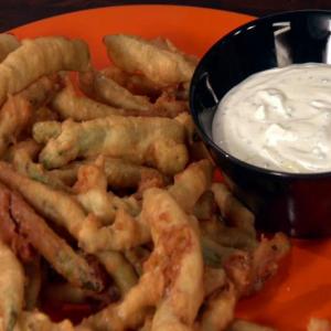 Fried Green Beans and Wasabi Ranch_image