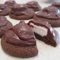Chocolate Frosted Marshmallow Cookies_image
