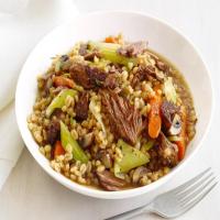 Slow-Cooker Beef and Barley image