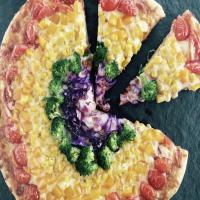 Rainbow Veggie Pizza image