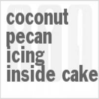 Coconut Pecan Icing Inside Cake_image