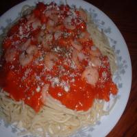 Tangy Shrimp Spaghetti image
