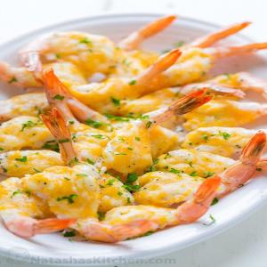 Cheesy Garlic Shrimp Appetizer_image
