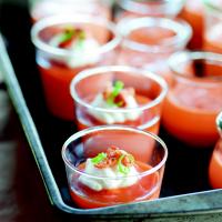 Thai Tea Pudding with Lime Caramel and Candied Cashews image