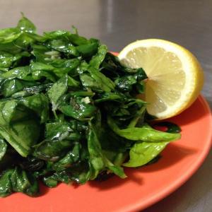 Quick Spinach Stir Fry With Lemon Juice image
