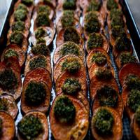 Roasted Sweet Potatoes With Horseradish Butter_image