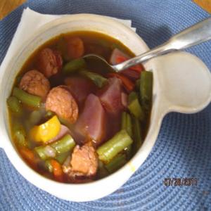 String Bean and Linguica Soup_image