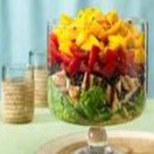 Layered Caribbean Chicken Salad_image