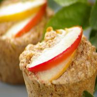 Healthy Low Fat Apple and Oatmeal Muffins image