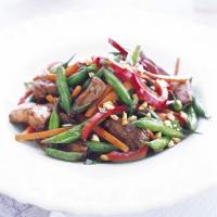 Pork Stir-Fry with Green Beans and Peanuts image
