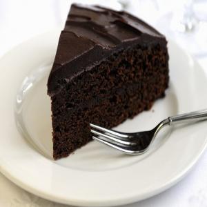 Glazed Flourless Chocolate Cake image