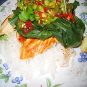 Thai Lime Chicken With Bok Choy_image