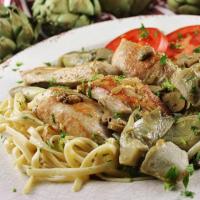 Romantic Chicken with Artichokes and Mushrooms image