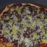 Lower Fat Hamburger Pizza image