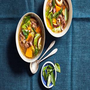 Beef, Pumpkin, and Shiitake Soup image