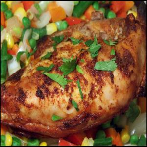 Citrus Chicken with Roasted Corn Relish_image