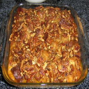 Maple-Pecan Praline Topped French Toast Bread Pudding image