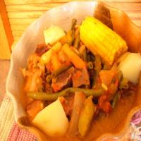 Beef Puchero (A Mexican Stew With Hominy & Vegetables) image