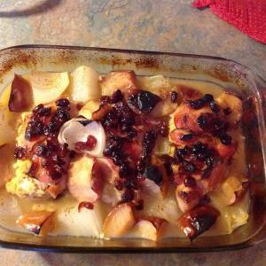 Apple Bacon Baked Chicken_image