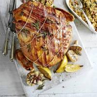 Turkey crown with roast garlic & pancetta image