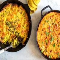 Spring Onion and Cheese Potato Cake, Two Ways image