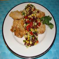 Baked Pork Chops with Corn and Black Bean Salsa_image