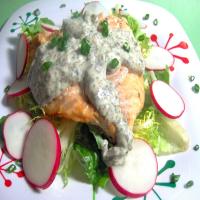 Chilled Salmon With Herb Mayonnaise_image