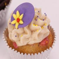 Cardamom Rhubarb Cupcake image