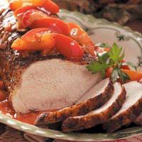 Spiced Pork Loin with Plums_image