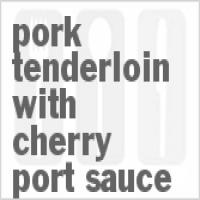 Pork Tenderloin with Cherry-Port Sauce_image
