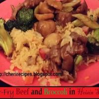 Stir-Fry Beef and Broccoli in Hoisin Sauce_image