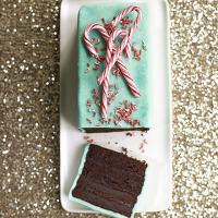 Chocolate mint loaf cake image