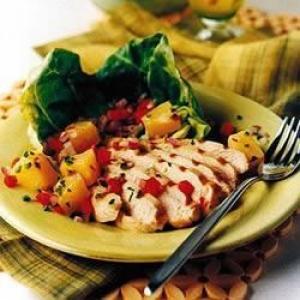 Caribbean Chicken Grill with Pineapple Salad_image