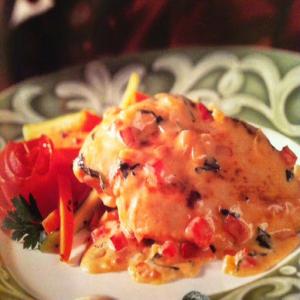 Chicken with Tomato-Basil Cream Sauce Recipe - (4.3/5) image