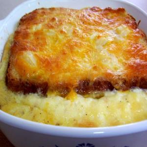 Cheese and Onion Pudding image