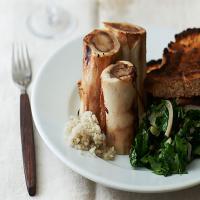 Roast Bone Marrow With Parsley Salad image