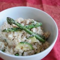 Asparagus, Courgette and Smoked Tofu Risotto Recipe - (4/5)_image
