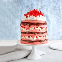 Chocolate-Strawberry Layer Cake image