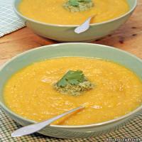 Roasted Winter Squash and Apple Soup image
