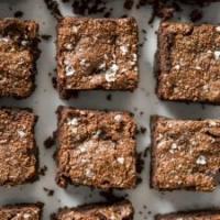 Fudgy Crinkle Top Brownies (Grain Free, Gluten Free, Dairy Free, Refined Sugar Free)_image