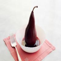 Red Wine Poached Pears image