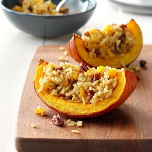 Scented Rice in Baked Pumpkin_image