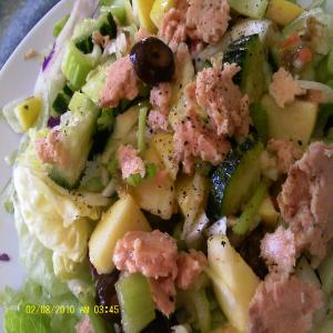 Apple Salmon Salad Bowl image