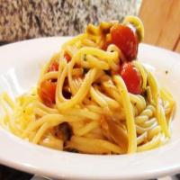 Spaghetti with Artichokes and Tomato_image