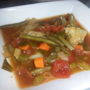 New Year New You Healthy Vegetable Soup image